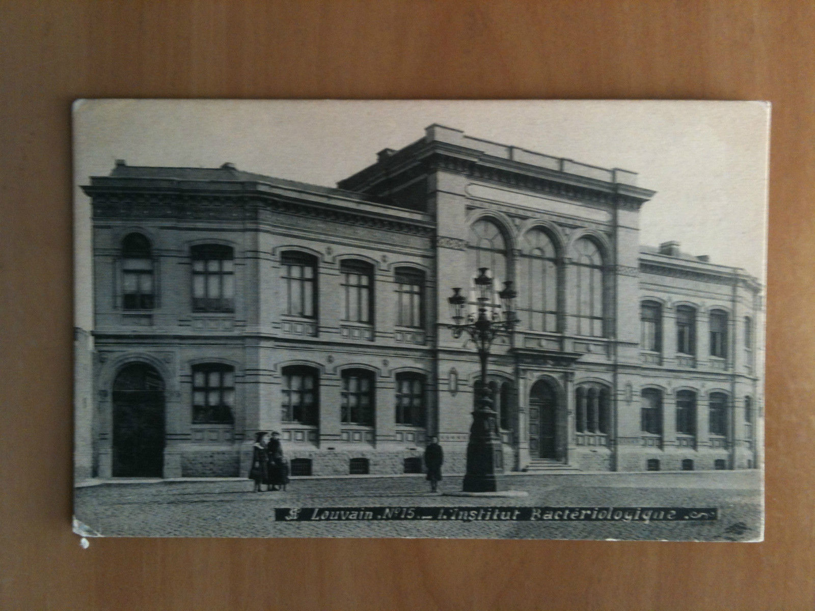Cartolina/Carte inizi '900 Louvain Institut Bactériologique -non viaggiata