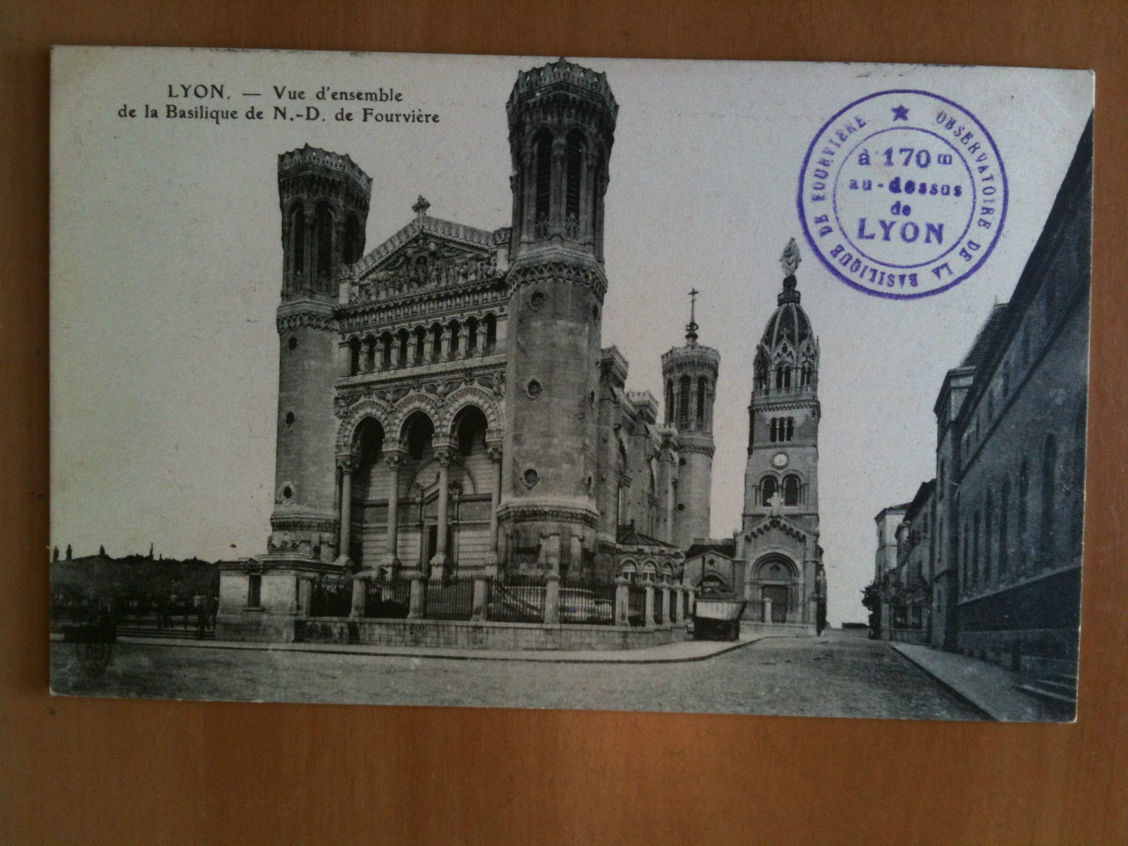 Cartolina Carte inizi '900 Lyon Basilique N.D. de Fourvière - …