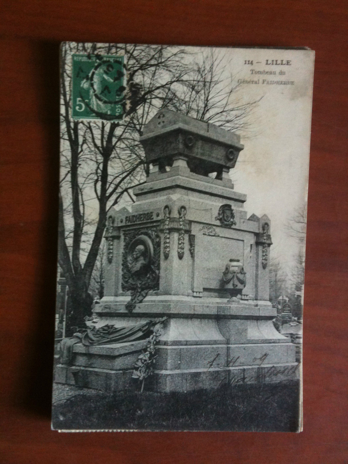 Cartolina Carte Postal debut '900 France Lille Tombeau Faidherbe - …