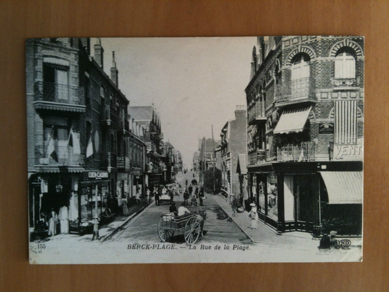 Cartolina/Carte postal inizi '900 Berck-Plage Rue de la Plage - …