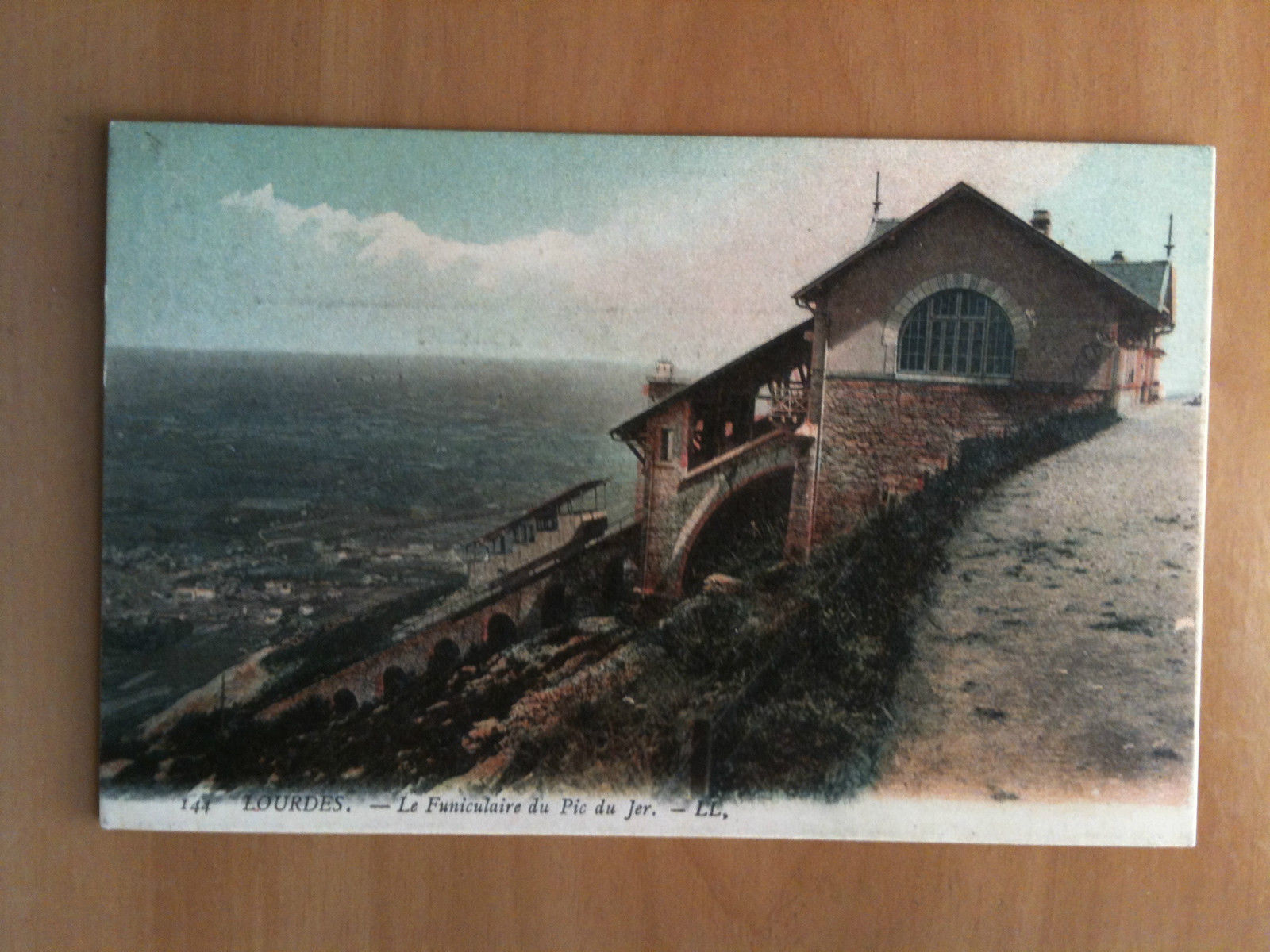 Cartolina/Carte postal inizi '900 Lourdes Funiculaire Pic Jer - non …