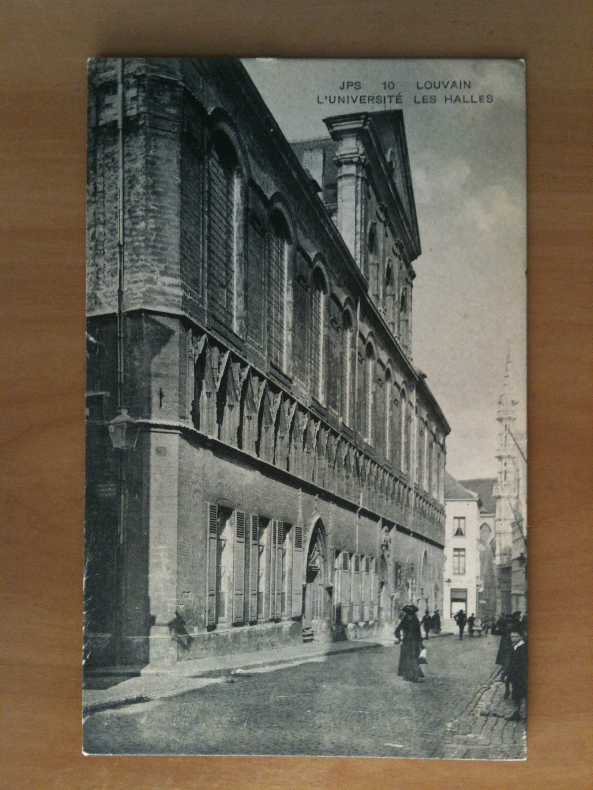 Cartolina/Carte postal inizi '900 Louvain L'Université les Halles -non viaggiata