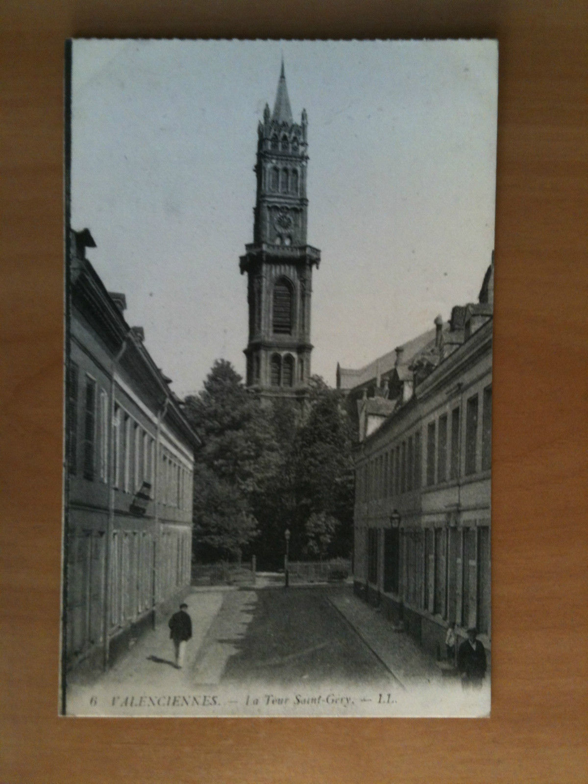Cartolina/Carte postal inizi '900 Valenciennes Tour Saint-Gery - non viaggiata