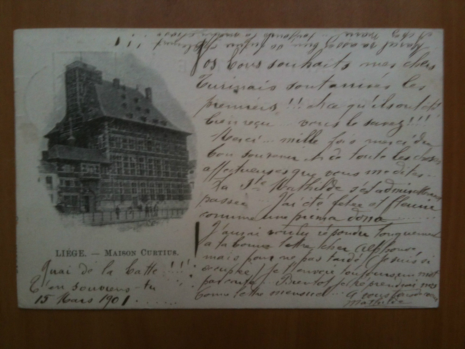 Cartolina Carte postale inizi '900 Belgio Belgique Liége - viaggiata