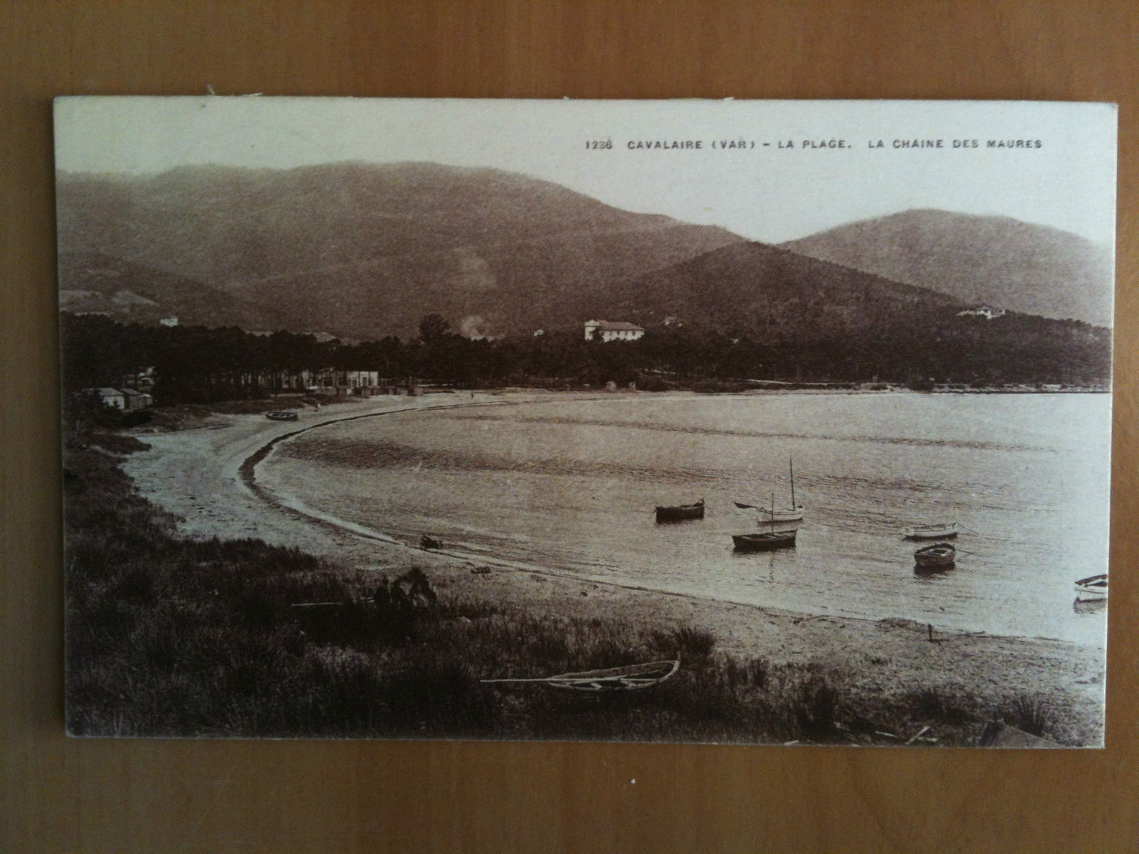 Cartolina/Carte postale inizi '900 Cavalaire (var) la plage - viaggiata