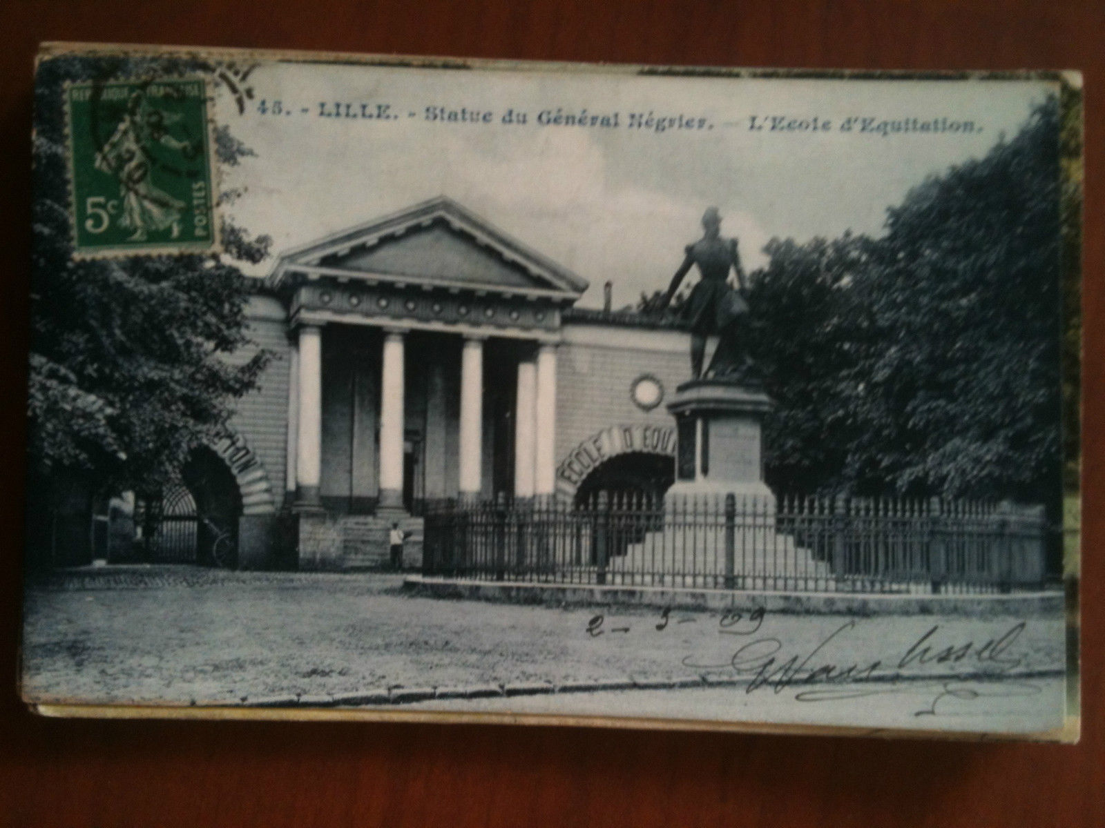 Cartolina/Carte postale inizi '900 France Lille General Négrier -viaggata- E8617