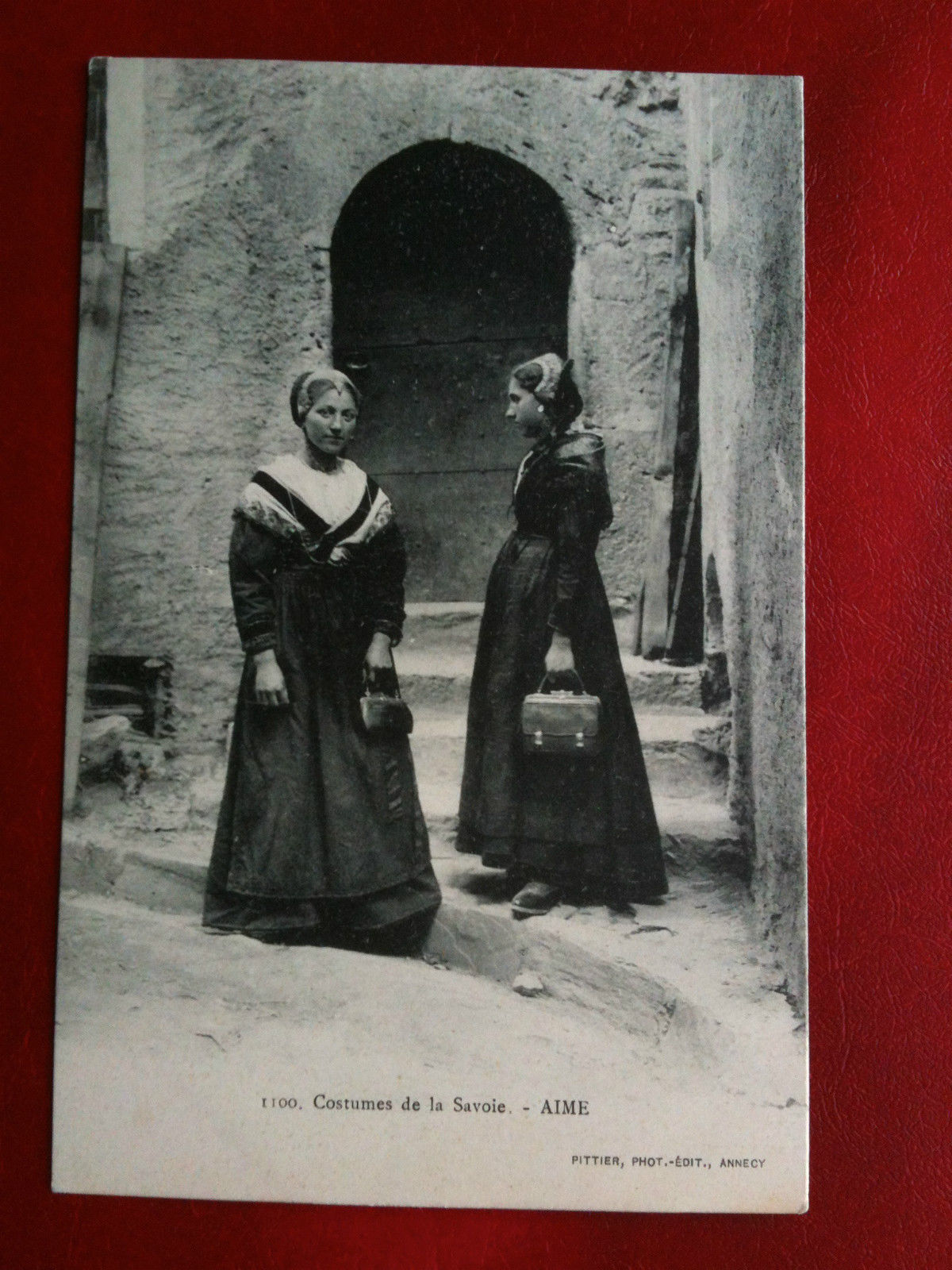 Cartolina/Carte postale inizi '900 Francia Aime costume Savoie - non …