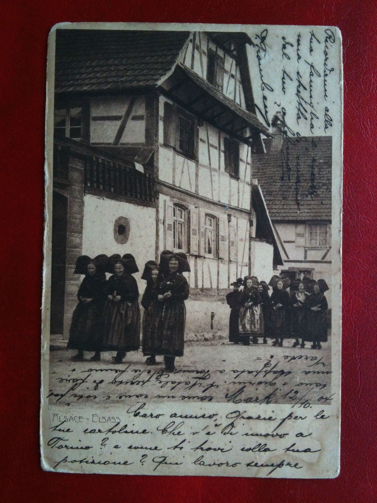 Cartolina/Carte postale inizi '900 Francia Alsace-Elsass - viaggiata/voyagé