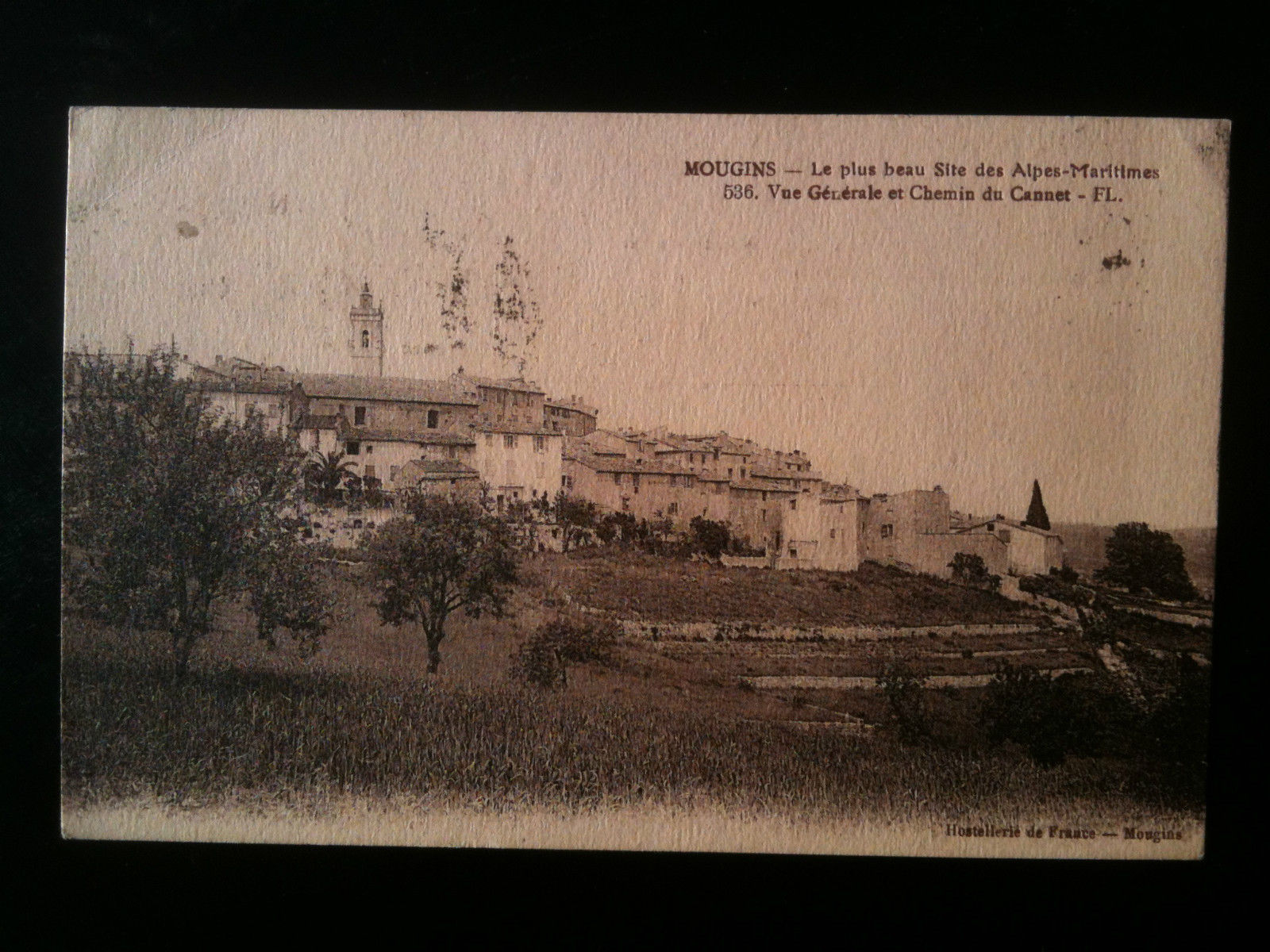 Cartolina Carte postale inizi '900 Francia/France Mougins Alpes - viaggiata