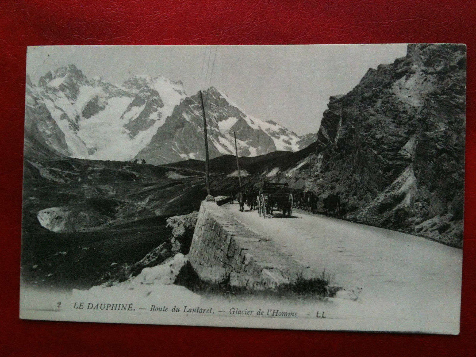 Cartolina/Carte postale inizi '900 Francia Le Dauphine et glacier- non …
