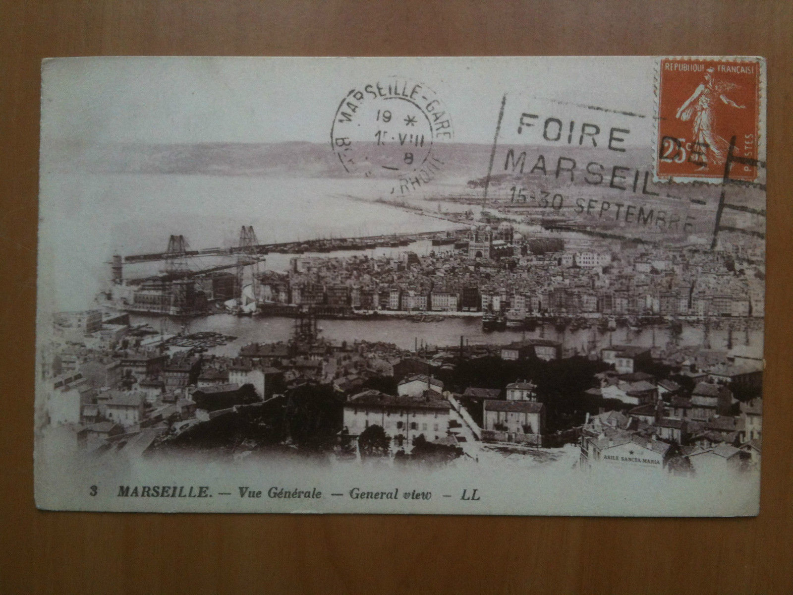 Cartolina/Carte postale inizi '900 Francia Marseille - viaggiata/voyagé
