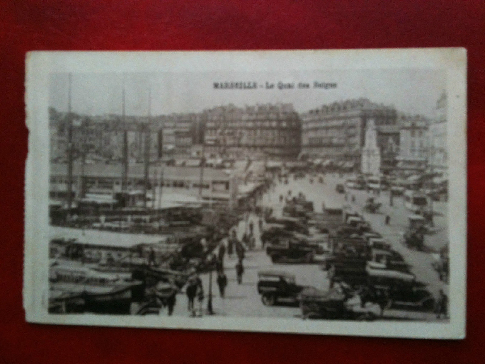 Cartolina/Carte postale inizi '900 Francia Marseille Quais Belges non viaggiata