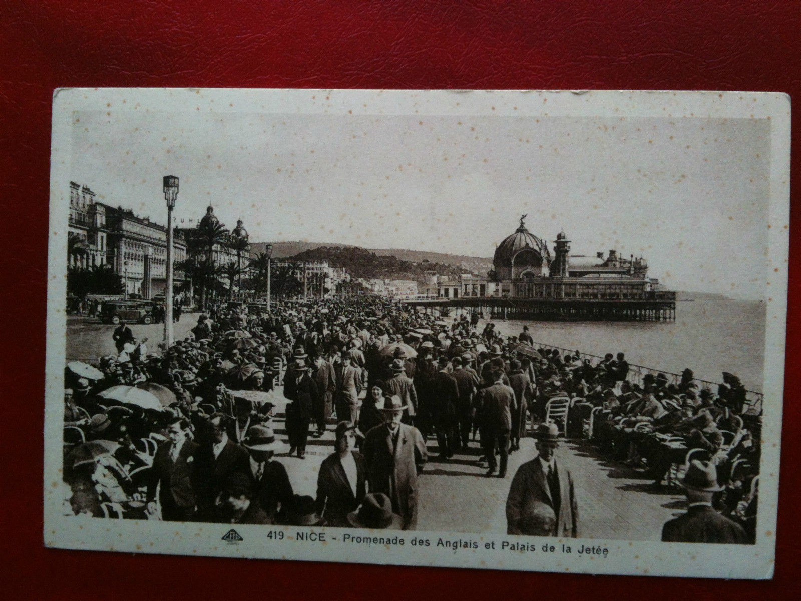 Cartolina/Carte postale inizi '900 Francia Nice Palais de la Jetée …