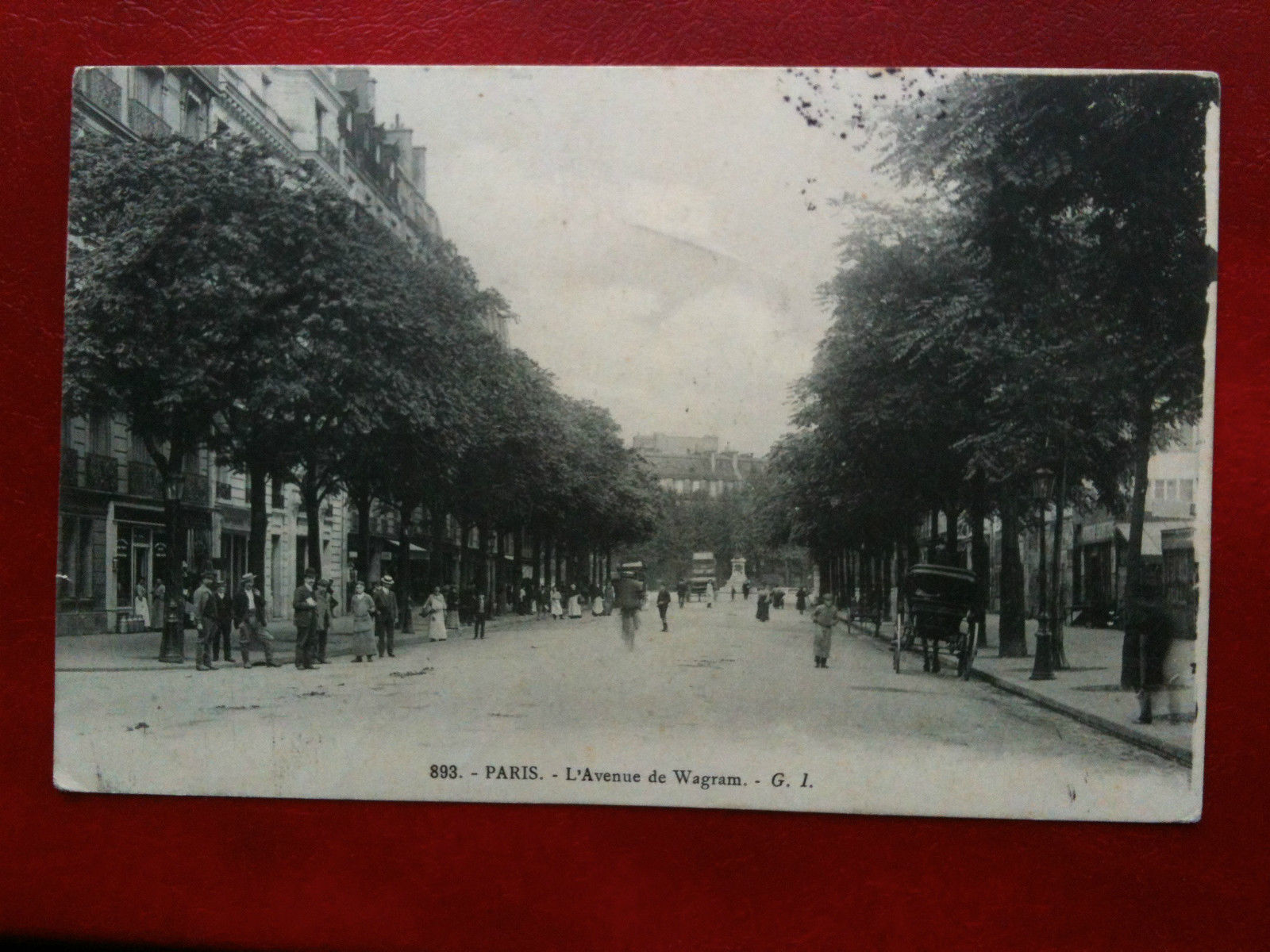 Cartolina/Carte postale inizi '900 Francia Paris Avenue de Wagram - …