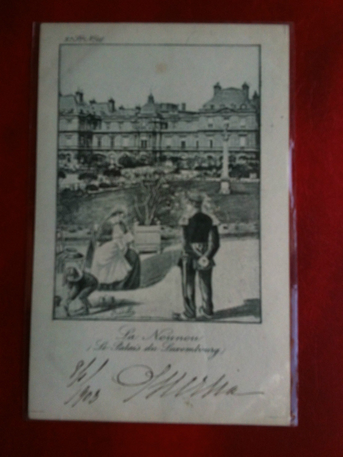 Cartolina/Carte postale inizi '900 Francia Paris La Nounou non viaggiata