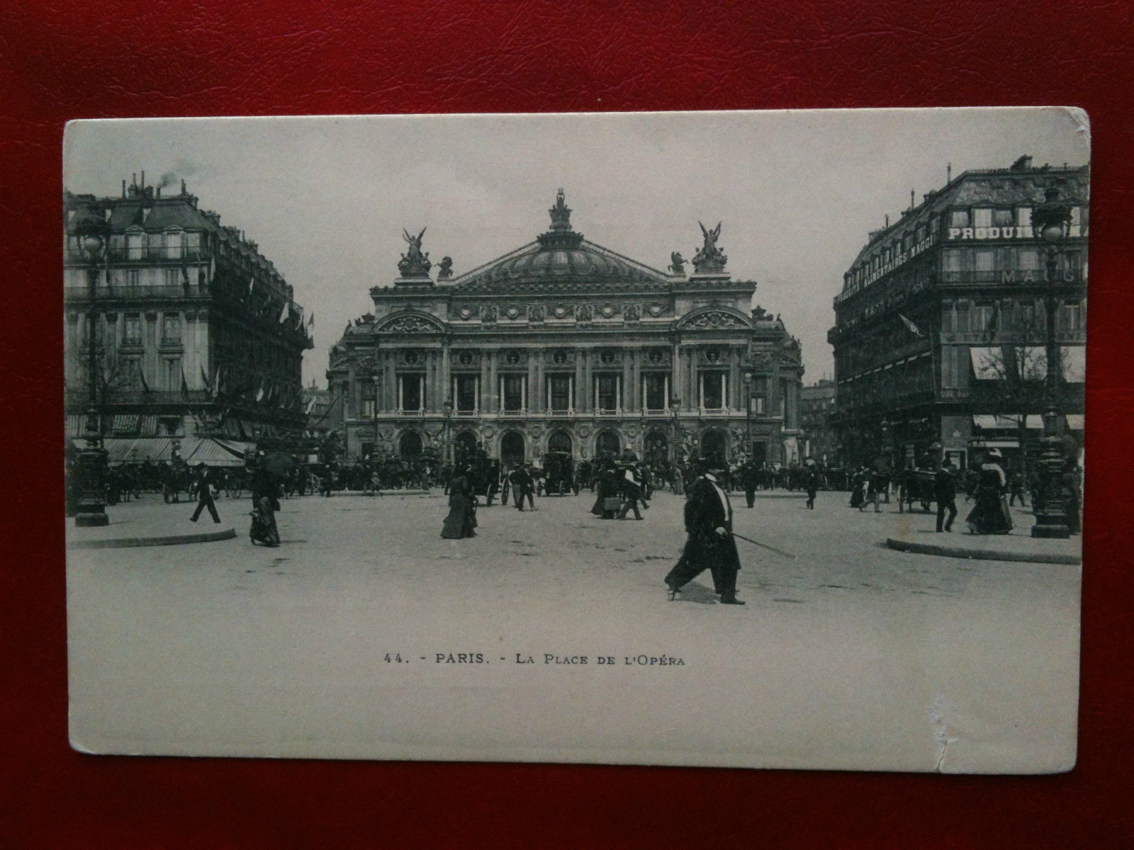 Cartolina/Carte postale inizi '900 Francia Paris Place de l'Opéra non …