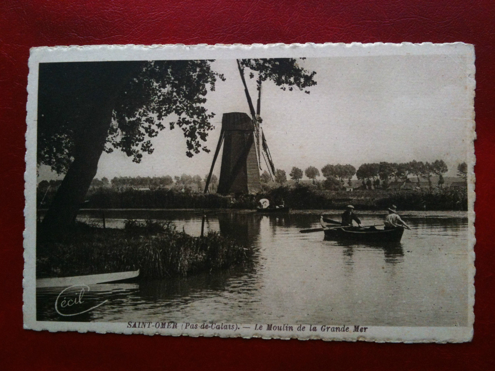 Cartolina/Carte postale inizi '900 Francia Saint-Omer Le Moulin- non viaggiata