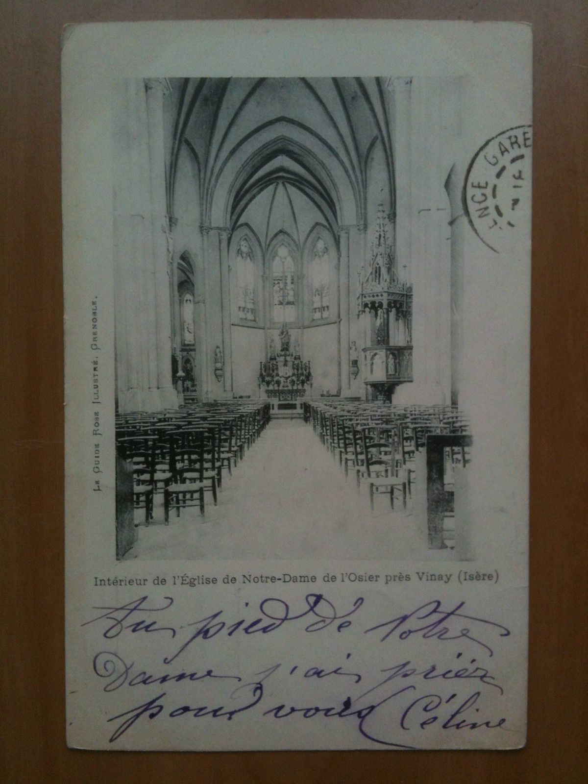 Cartolina/Carte postale inizi '900 Francia Vinay Isère - viaggiata/voyagé