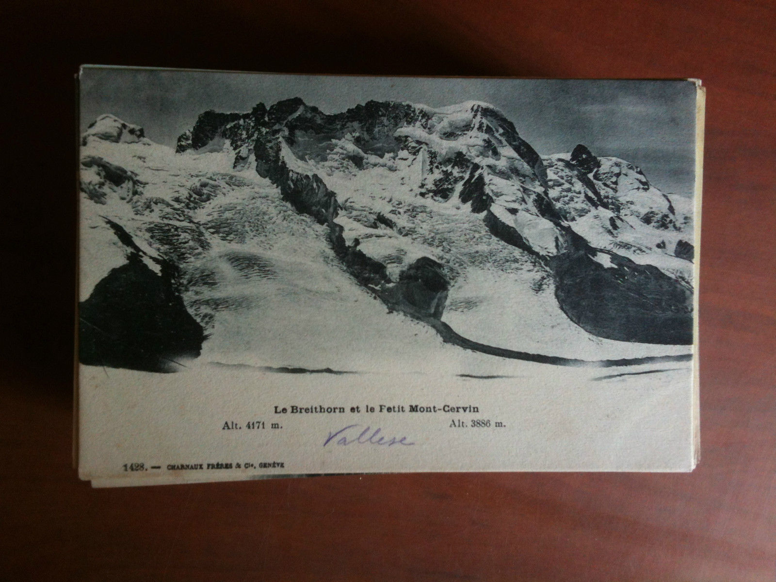 Cartolina/Carte postale inizi '900 Suisse Breithorn Mont Cervin - non …