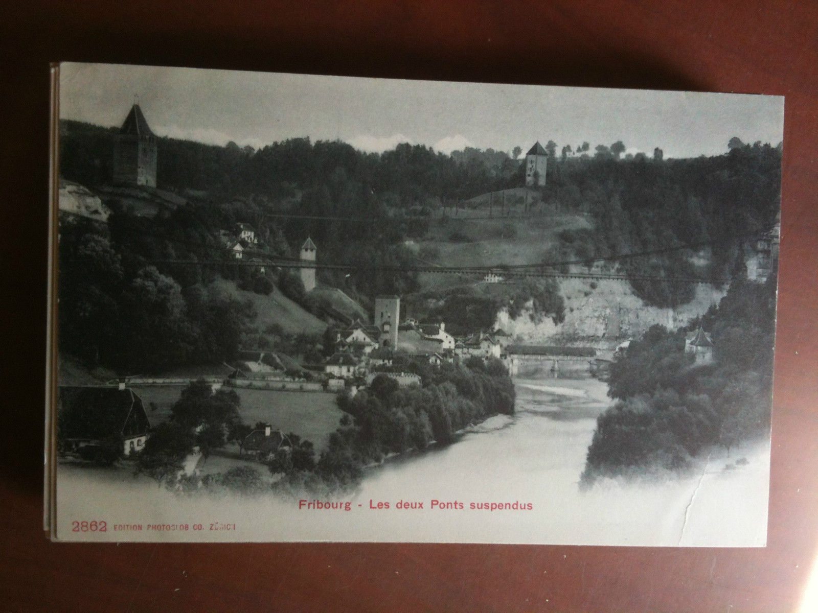 Cartolina/Carte postale inizi '900 Suisse Fribourg - non viaggata
