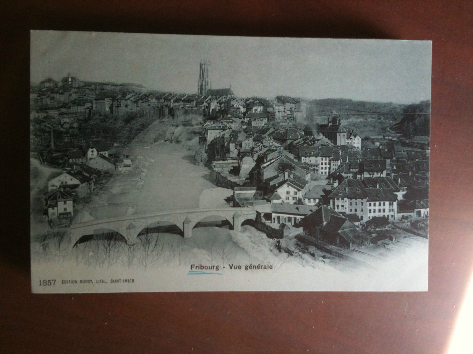 Cartolina/Carte postale inizi '900 Suisse Fribourg - non viaggata