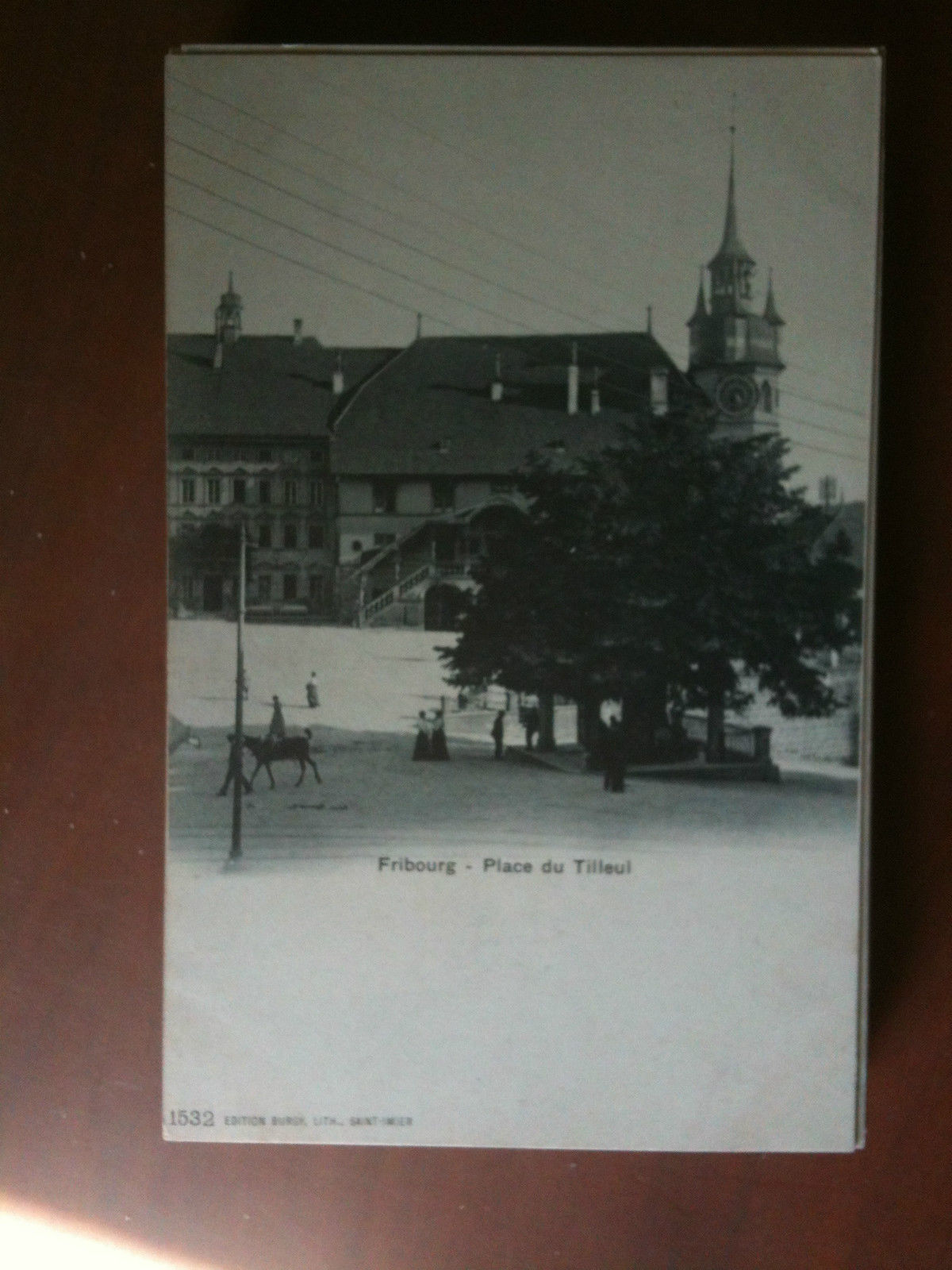 Cartolina/Carte postale inizi '900 Suisse Fribourg - non viaggata