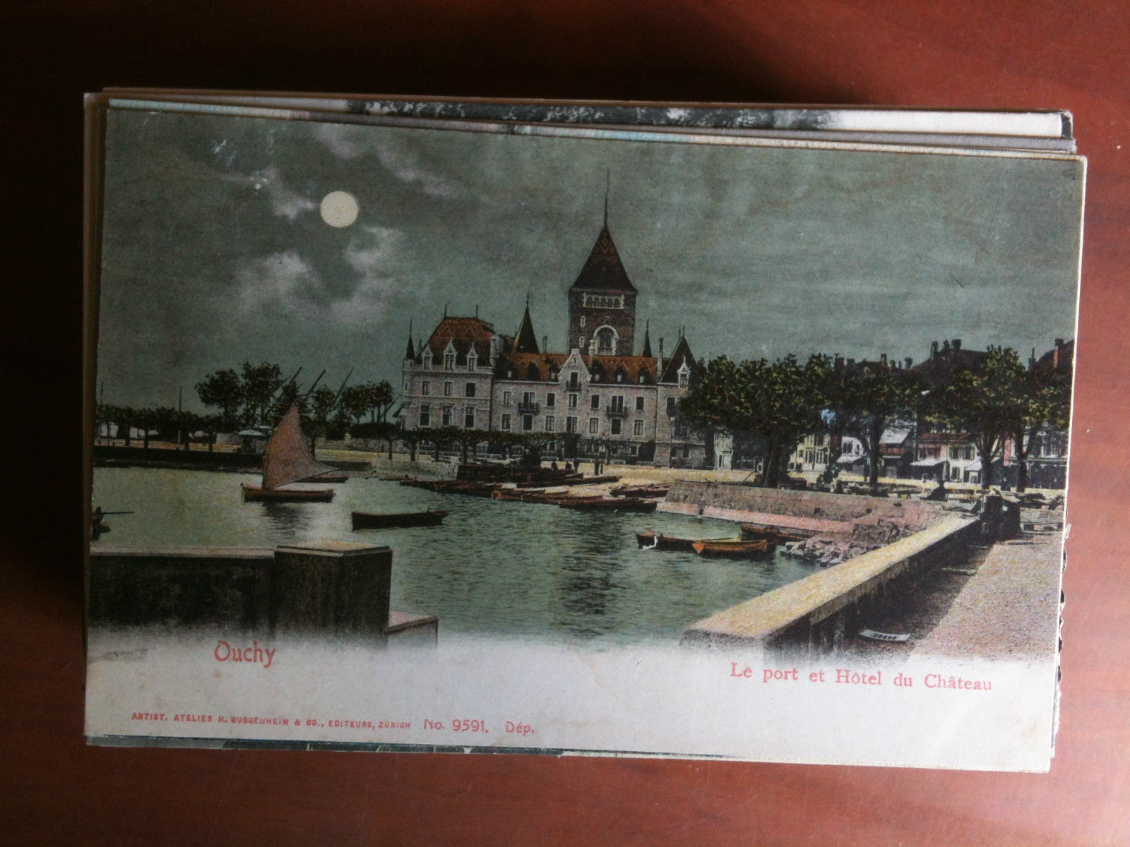 Cartolina/Carte postale inizi '900 Suisse Ouchy - non viaggata