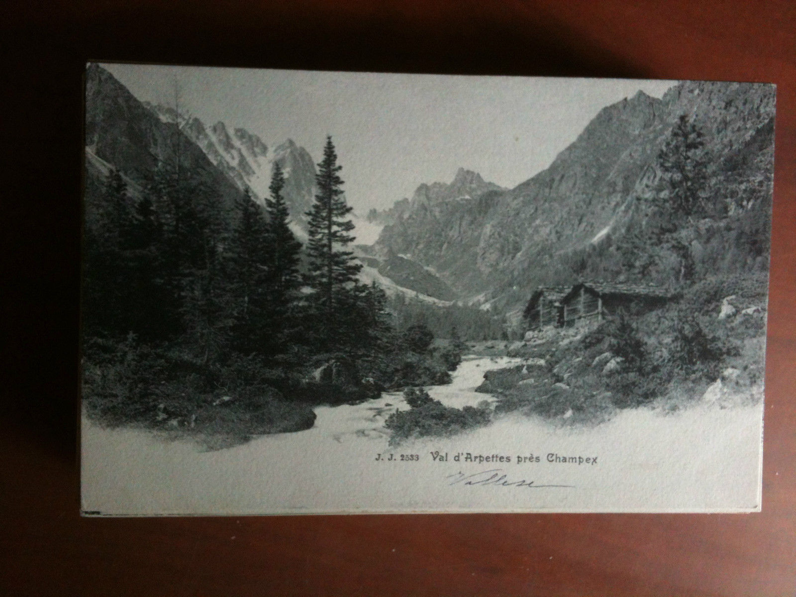 Cartolina/Carte postale inizi '900 Suisse Val d'Arpettes Champex - non …