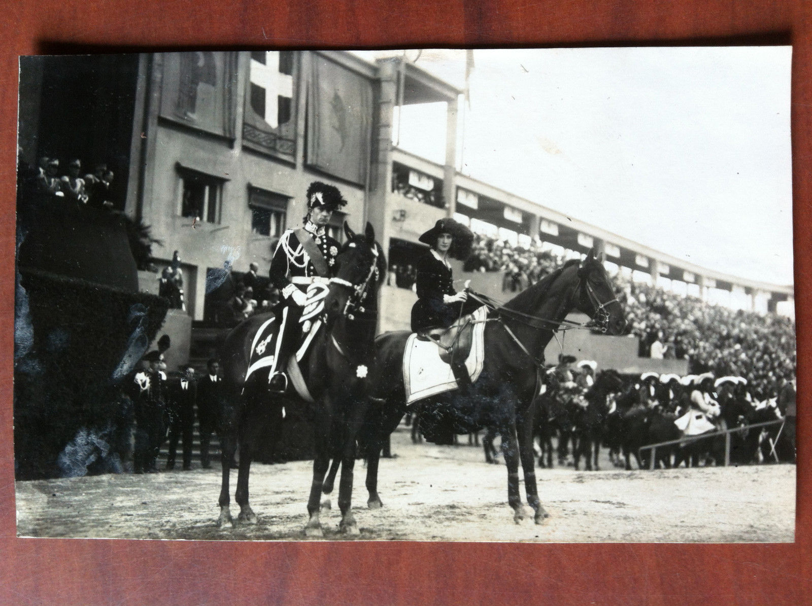 Cartolina fotografia originale anni '30 Savoia a cavallo non viaggiata …