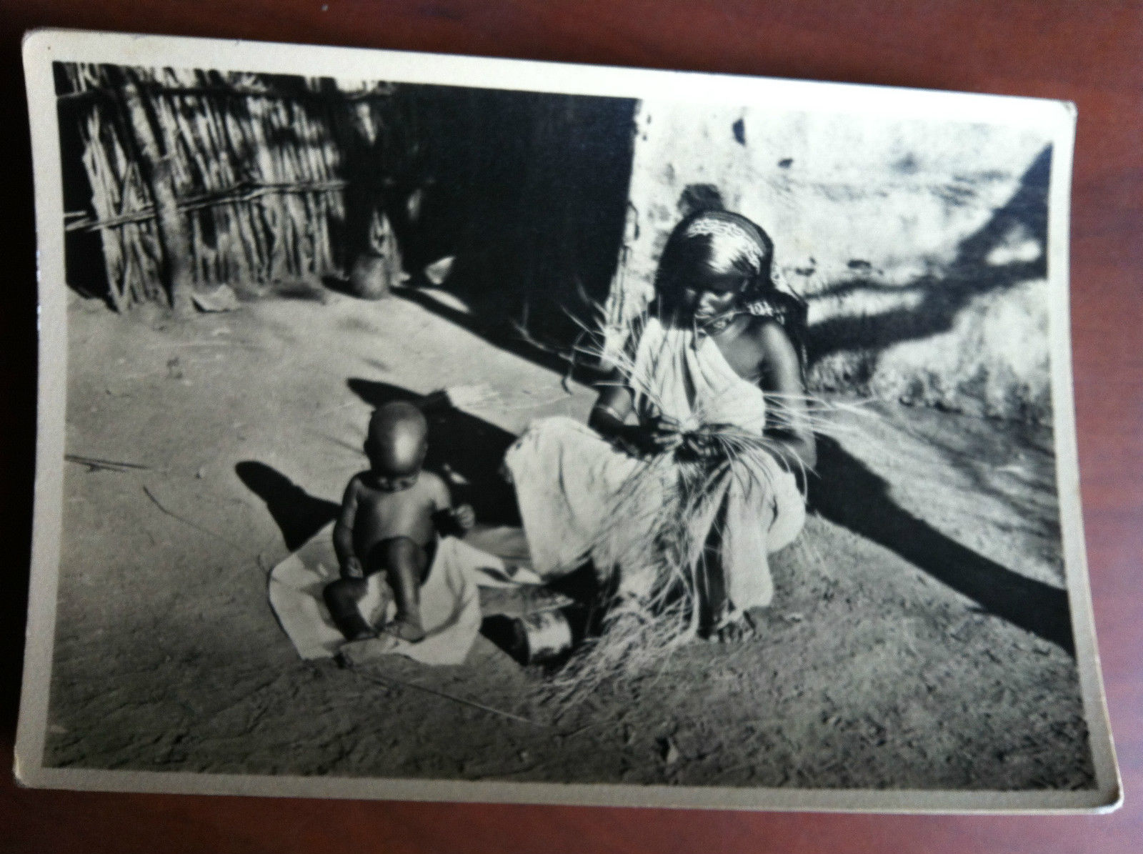 Cartolina fotografica originale anni '30 Mogadiscio Somalia n^3 Fotografo Parodi