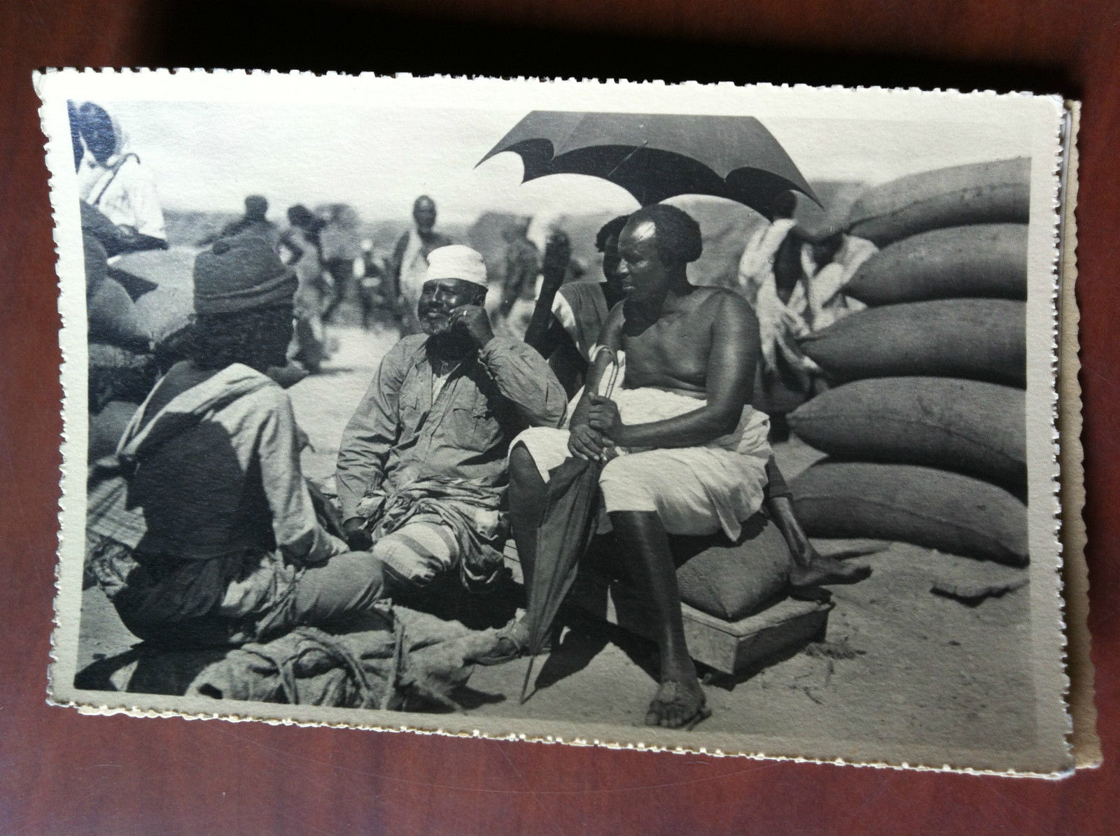 Cartolina fotografica originale anni '30 Mogadiscio Somalia n^7 Fotografo Parodi