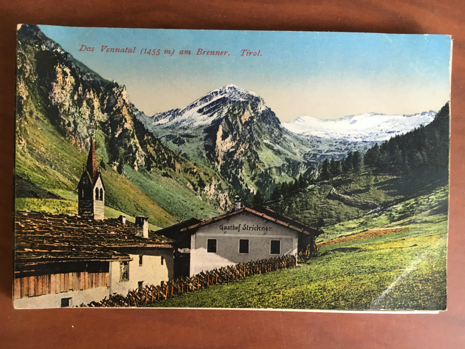 Cartolina inizi '900 Das Vennatal Brenner Tirol - E20770