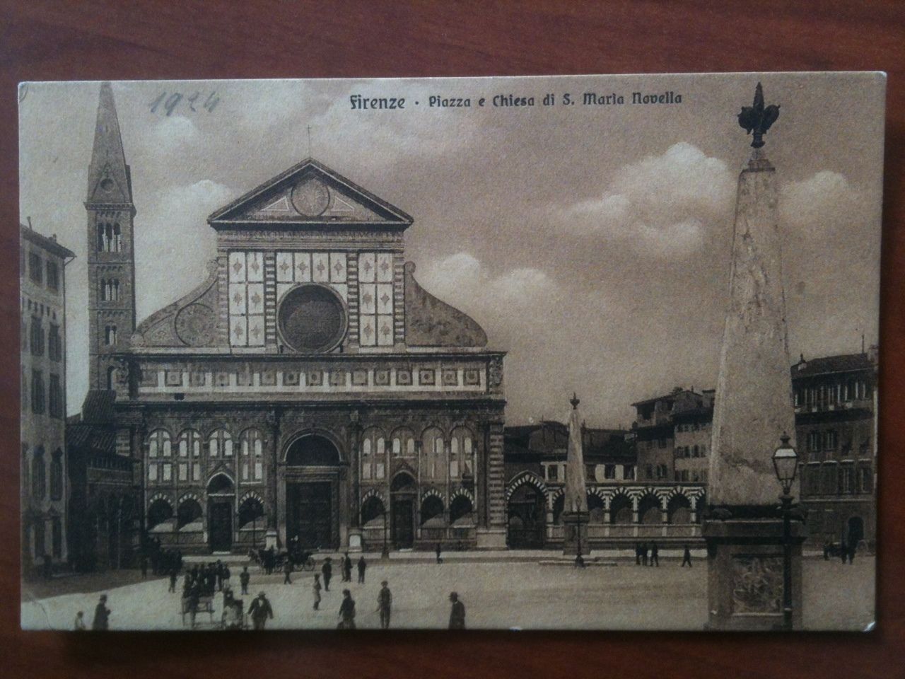 Cartolina inizi '900 Firenze S. Maria Novella - non viaggiata