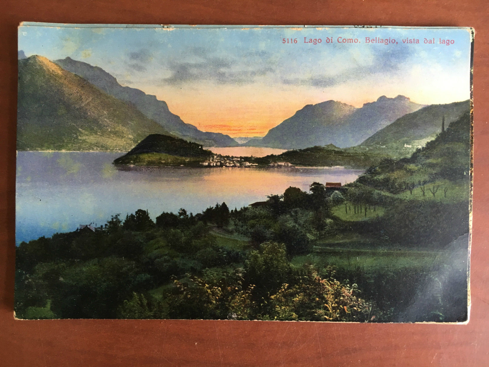 Cartolina inizi '900 Lago di Como Bellagio - E20831