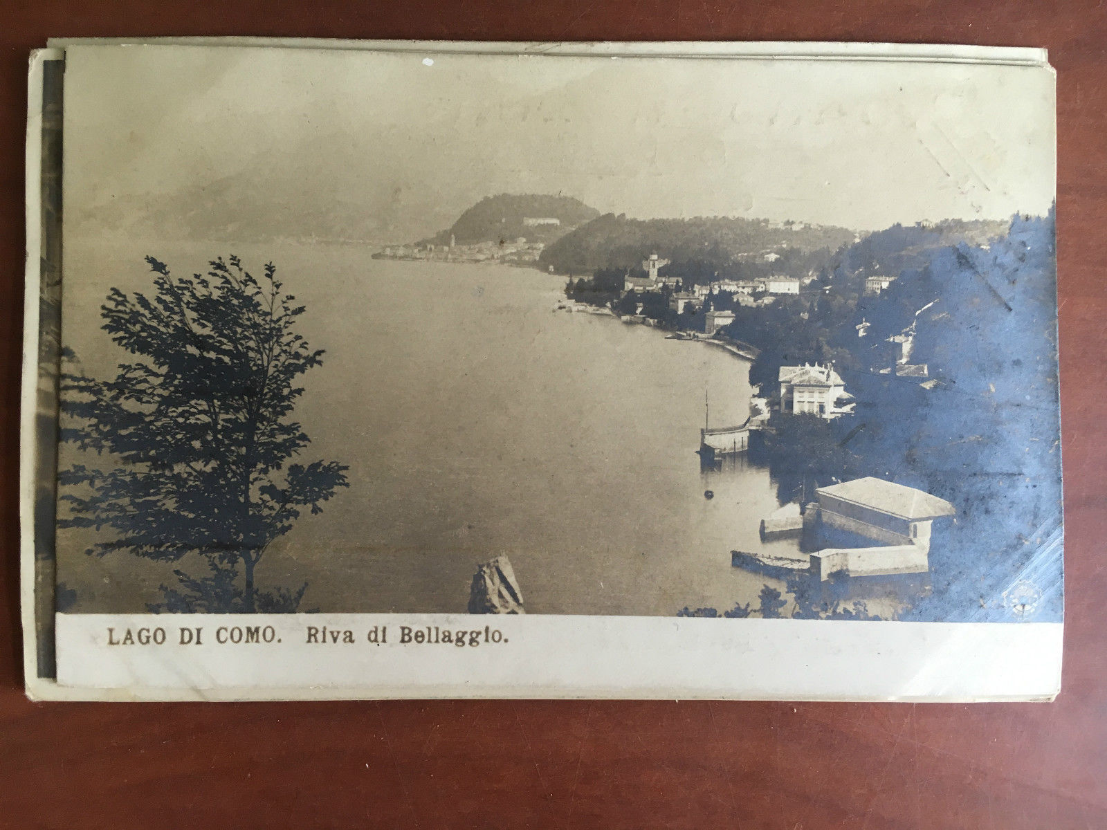 Cartolina inizi '900 Lago di Como Opera di Fratellanza Universale …