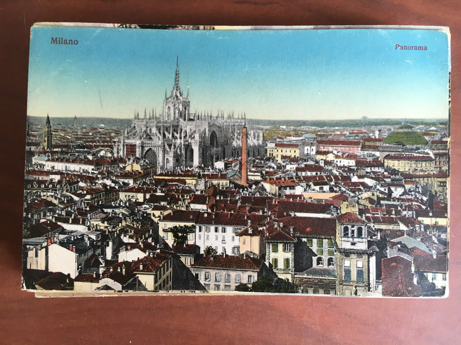 Cartolina inizi '900 Milano Panorama - E20877