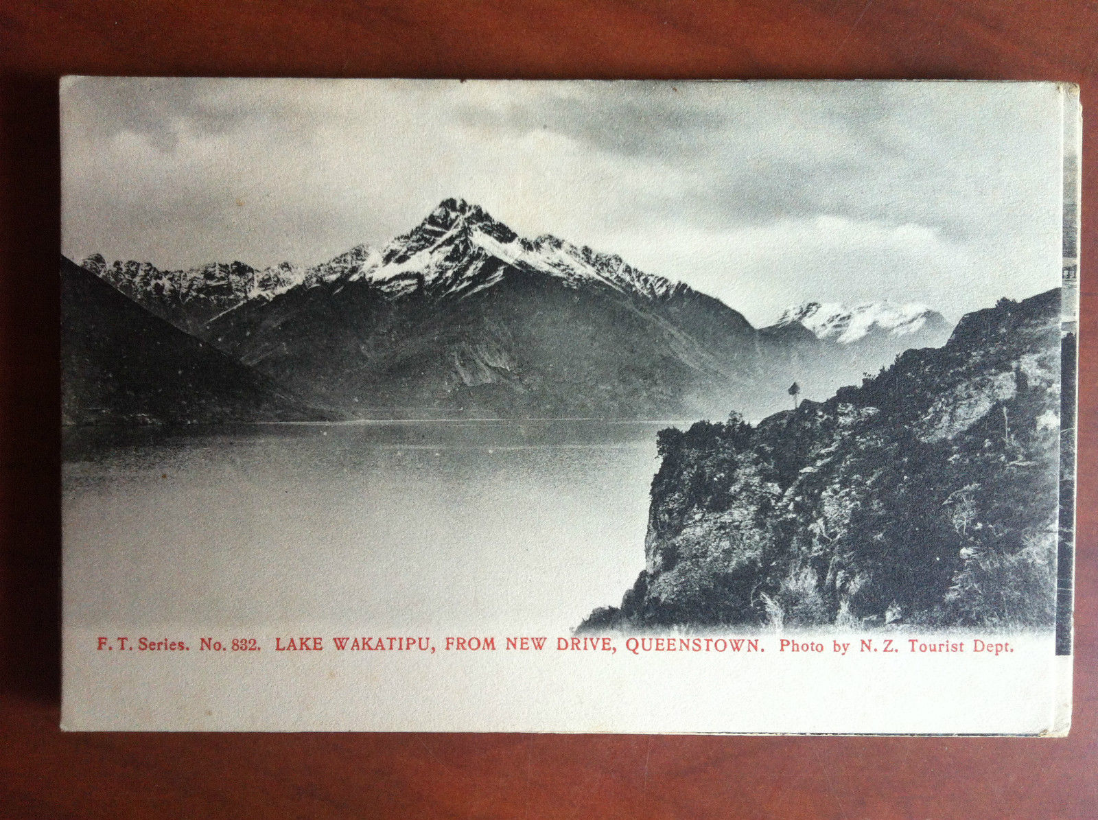 Cartolina inizi '900 New Zealand Lake Wakatipu - non viaggiata …