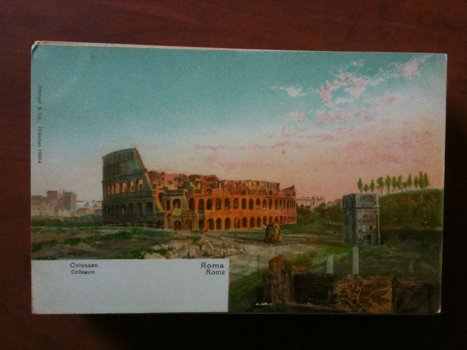 Cartolina inizi '900 Roma Il Colosseo - non viaggiata