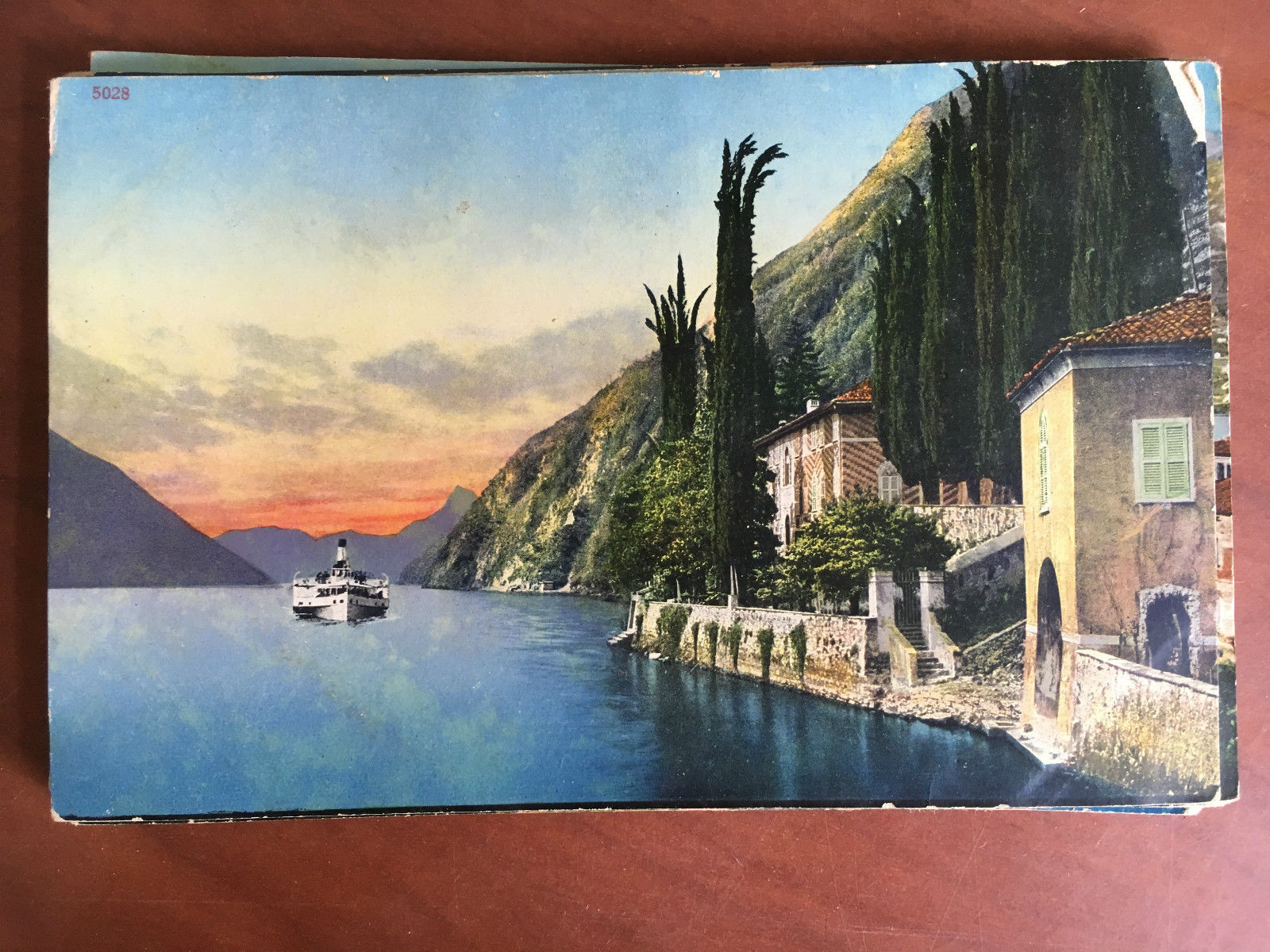 Cartolina inizi '900 Svizzera Lago di Lugano Oria - E20734