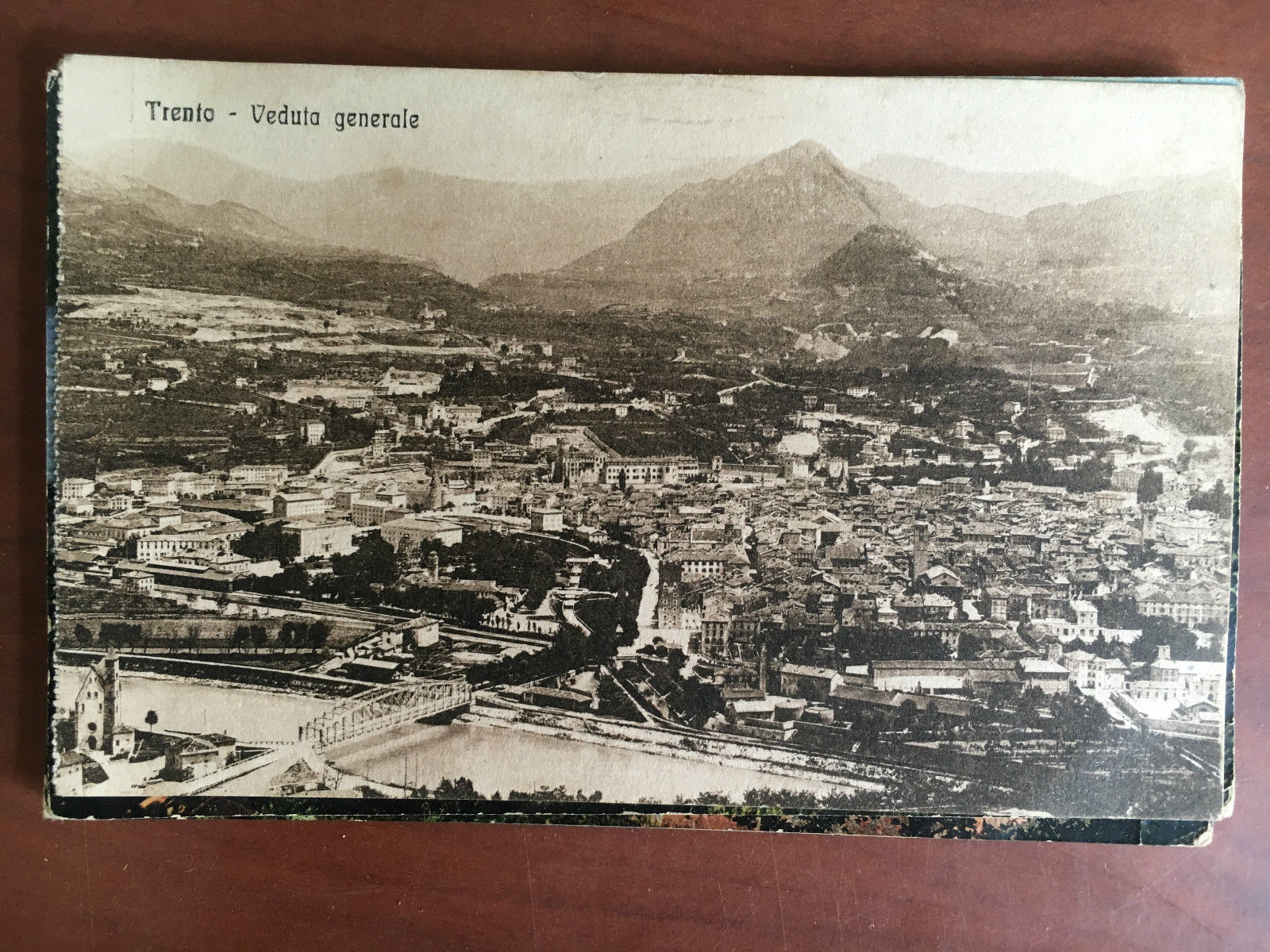 Cartolina inizi '900 Trento Veduta Generale - E20827