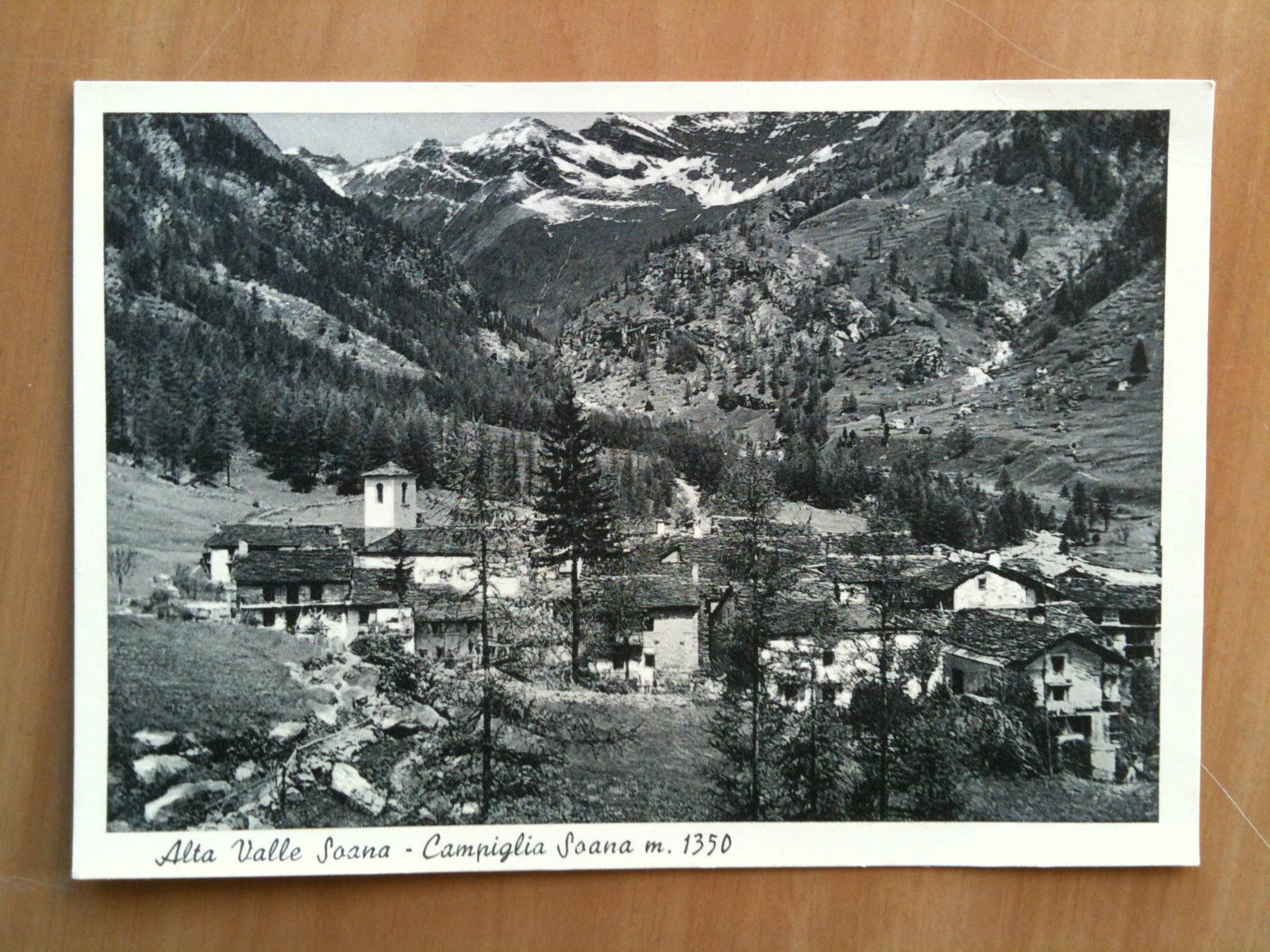 Cartolina metà '900 Alta Valle Soana Campiglia Soana - non …