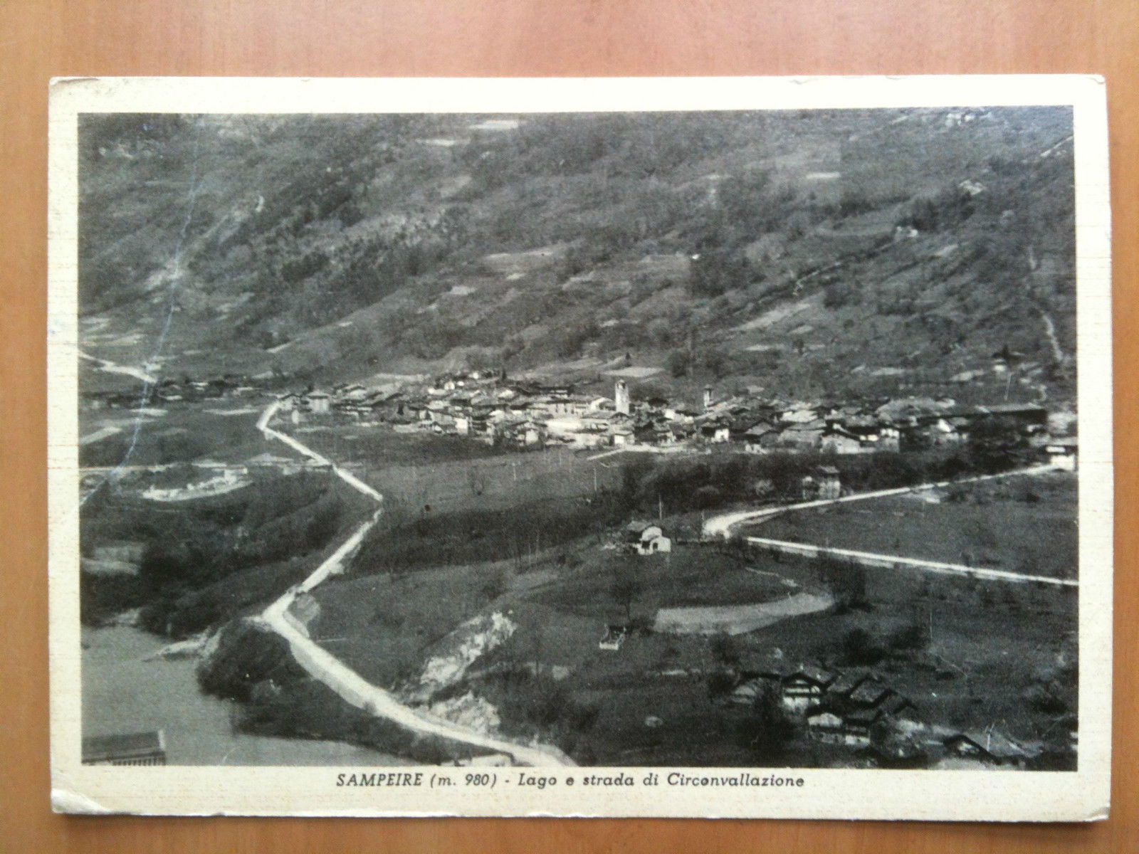 Cartolina metà '900 Piemonte Sampeire - viaggiata