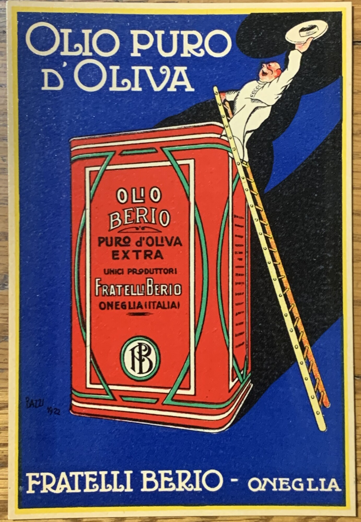 Cartolina Olio Puro d'Oliva