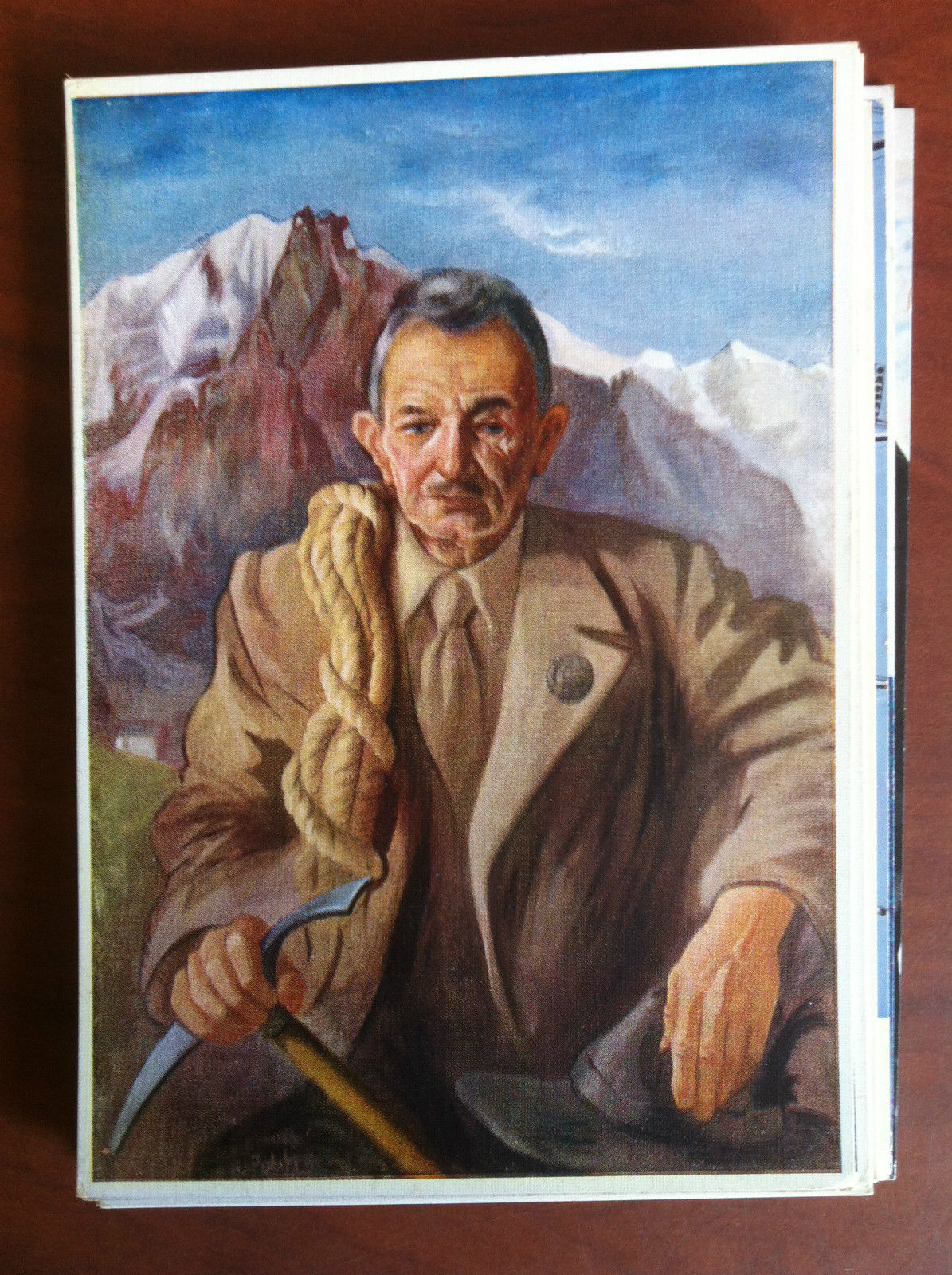 Cartolina originale Adolphe Rey Guida di Courmayeur non viaggiata - …