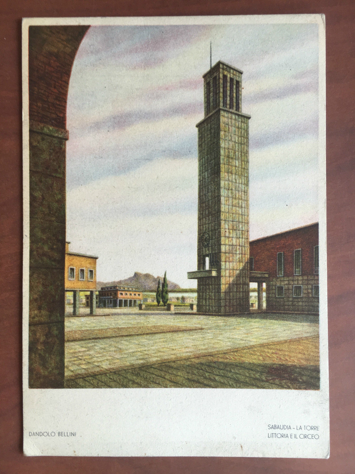 Cartolina originale inizi '900 Dandolo Bellini Sabaudia La Torre - …