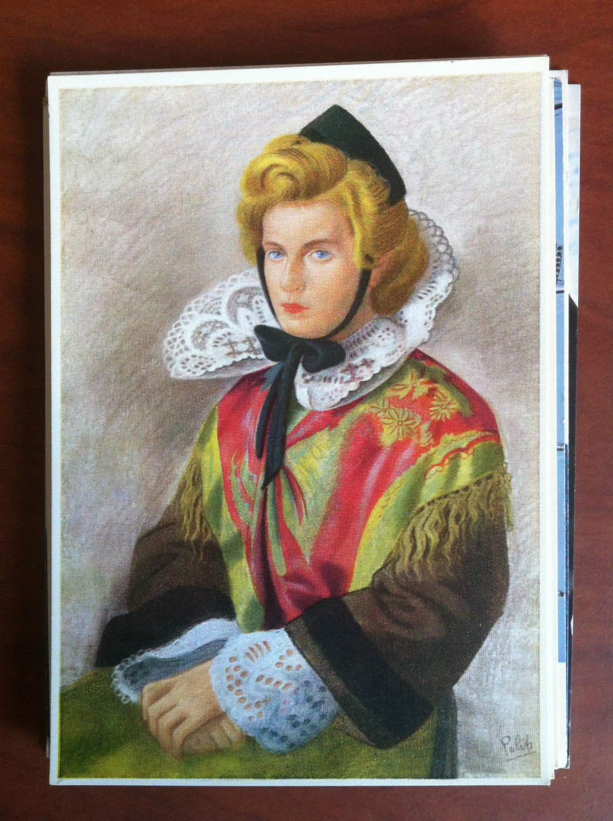 Cartolina originale La Thuile I costumi della Valle d'Aosta Non …