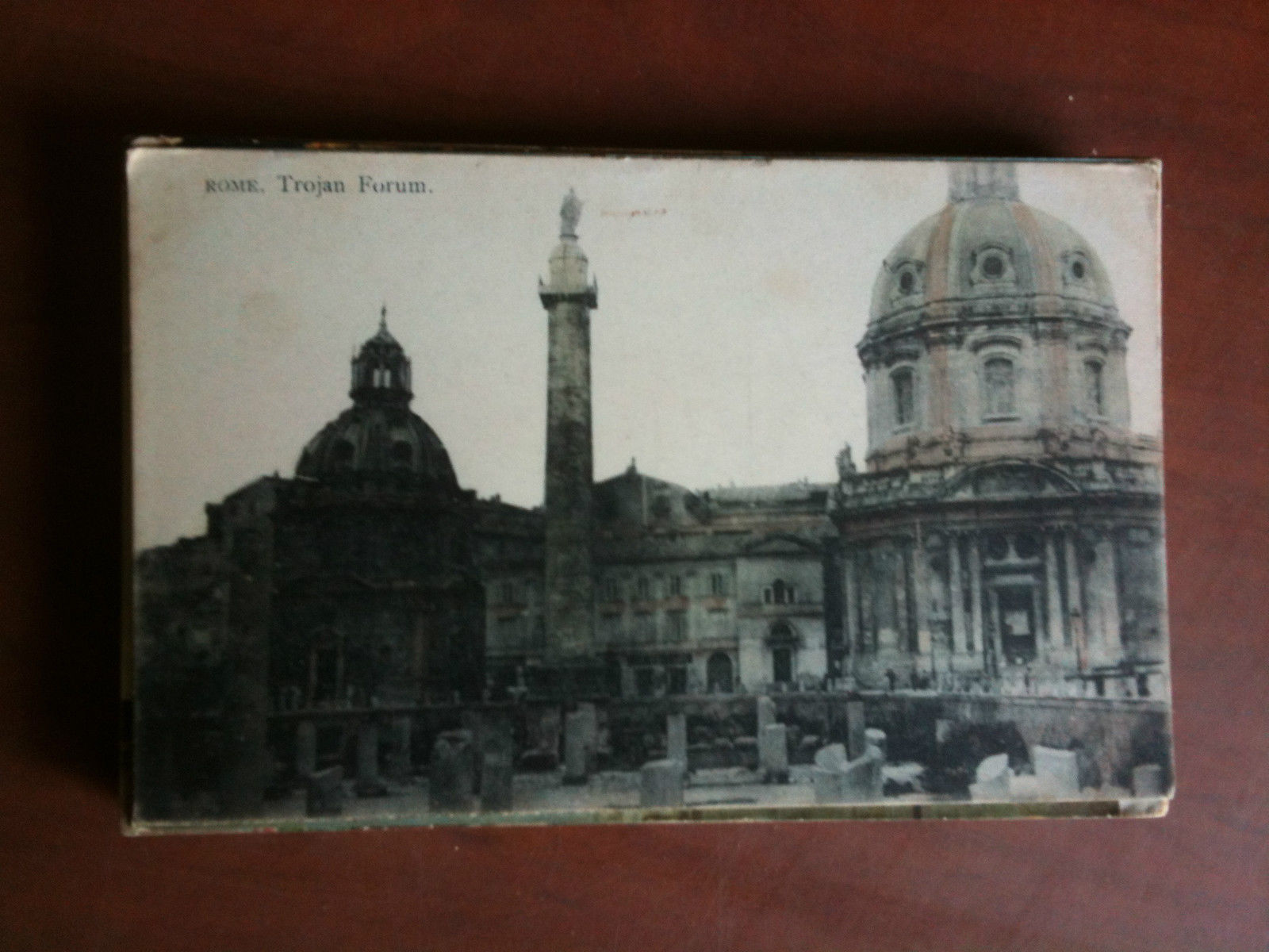 Cartolina Postcard early '900 Italy Rome Trojan Forum - non …