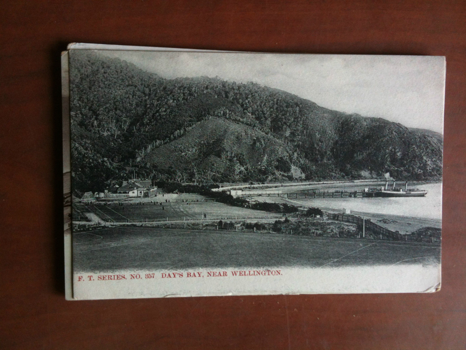 Cartolina Postcard early '900 New Zealand Wellington Day's Bay - …