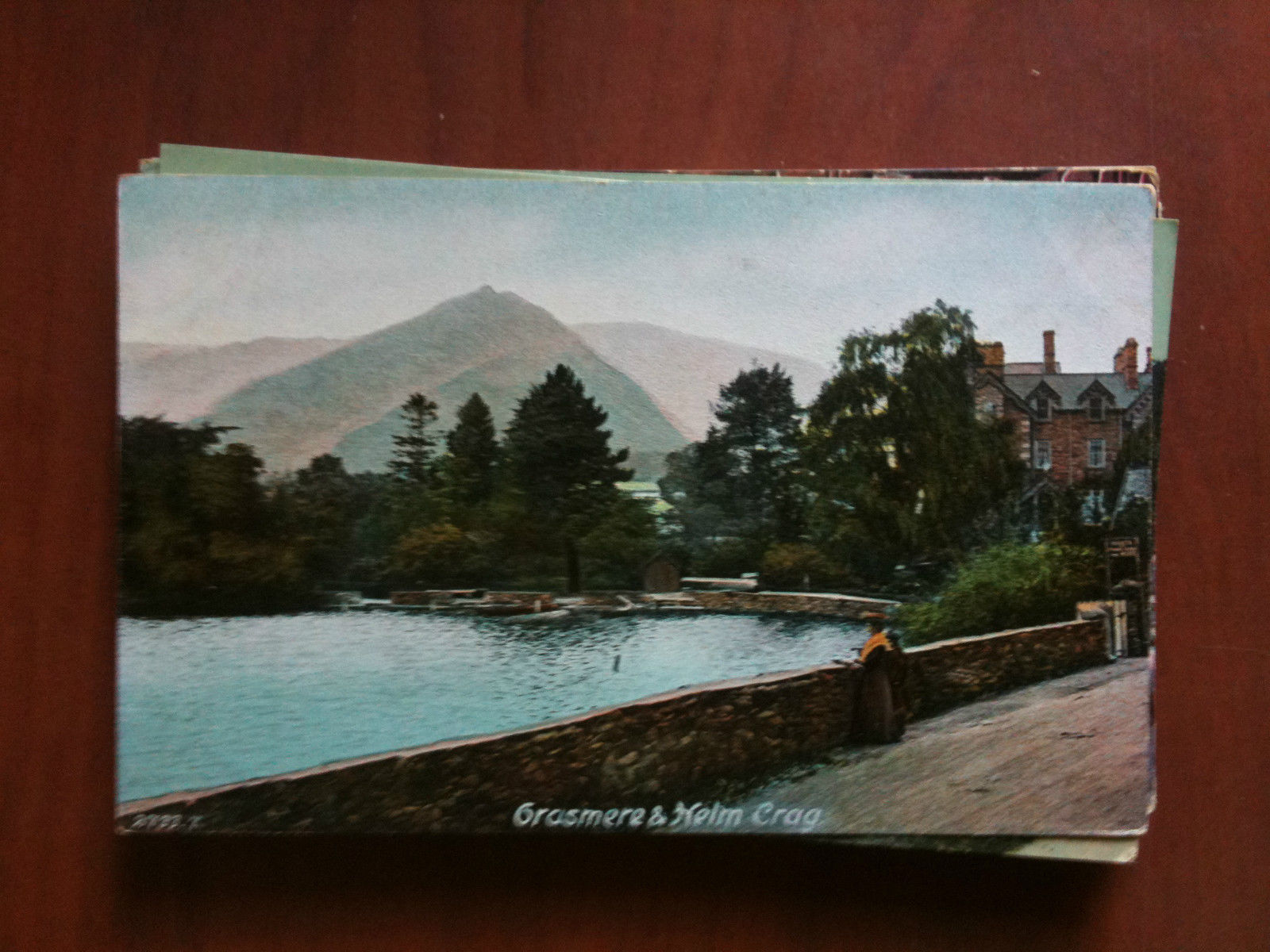 Cartolina Postcard early '900 UK Grasmere &amp; Helm Crag - …