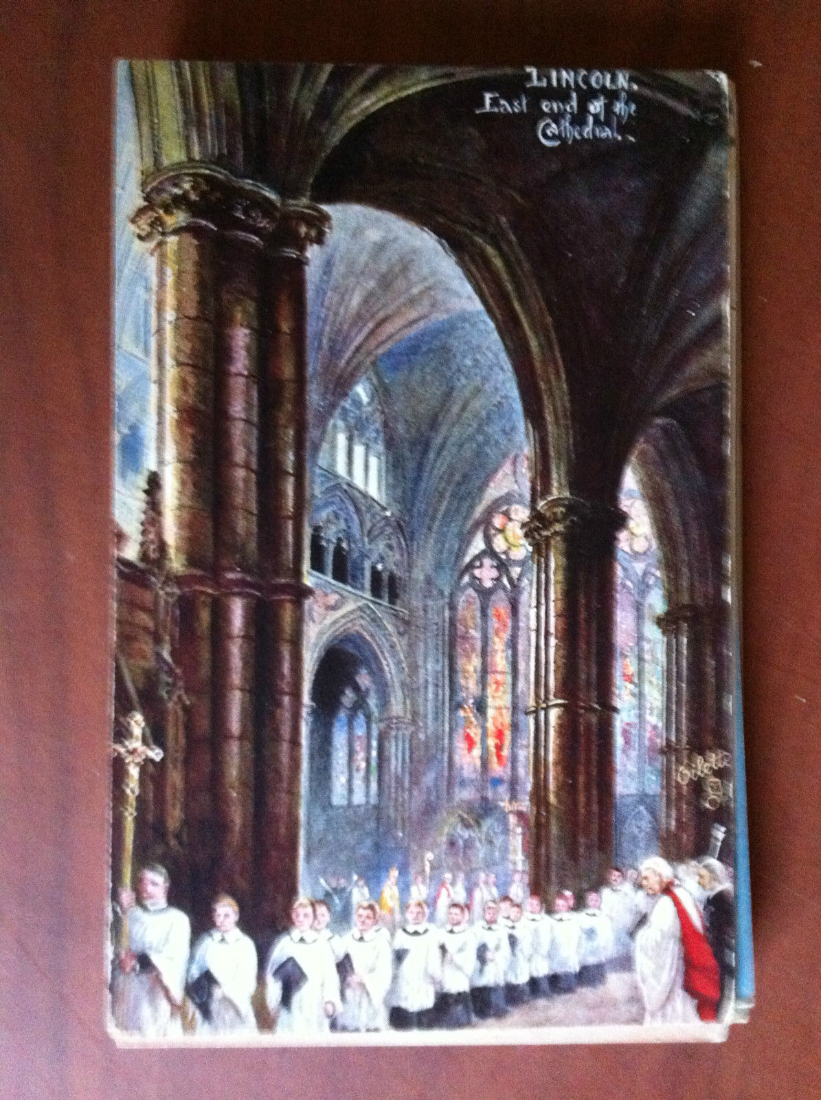 Cartolina Postcard early '900 UK Lincoln Cathedral - not traveled …